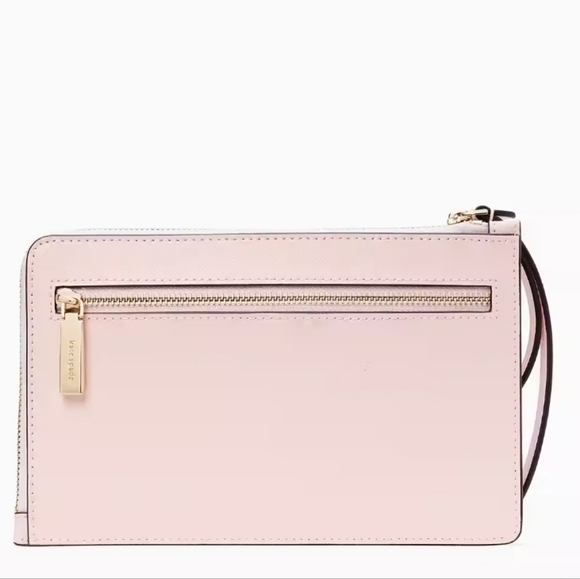 Kate Spade Staci Medium Zip Wrislet Celeste Pink - Picture 5 of 8